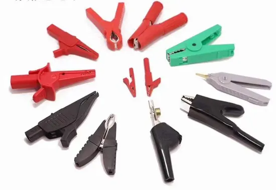 300A Copper Plated /Brass Metal Fully Insulating Car Spring Crocodile Battery Clip Large Auto Cable/Wire Red Black Electrical Alligator Clips Stainless Steel