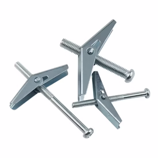 Umbrella Aircraft Butterfly Expansion Screw Spring Flip Anchor Clip for Cavity Hollow Brick Wall Gypsum Board Plasterboard