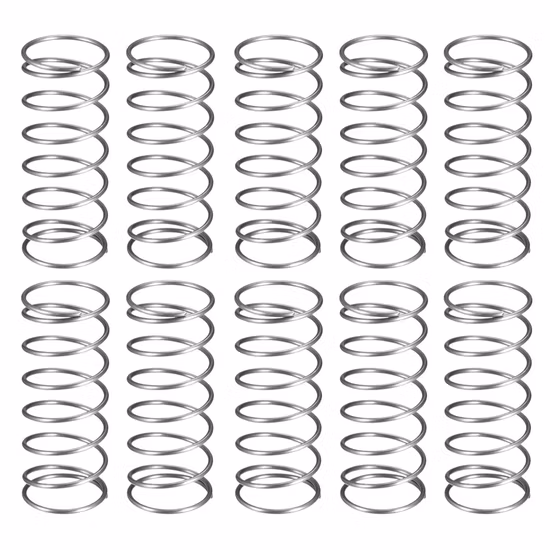 Compression Spring Free Length Gray Black Spring