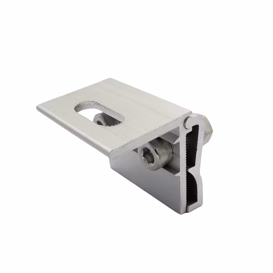 Solar Panel Metal Roof Mounting System Aluminum Standing Seam Roof Clamp